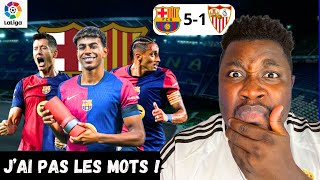 ILS SONT INJOUABLES 🤦‍♂️ VIVEMENT LE CLASSICO FC BARCELONE 51 SÉVILLE [upl. by Breban]