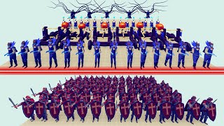 HALOWEEN ARMY vs 100x MELEE ARMY  Totally Accurate Battle Simulator TABS [upl. by Dilly787]