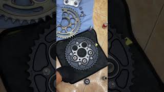 Rear sprocket kit CNC Racing sprocket CNCRacing ducatisevice hypermotard950 brembo ducati [upl. by Vena]