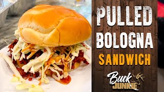 EASY Pulled Bologna Sandwich  Buck Junkie Recipes [upl. by Weitman]