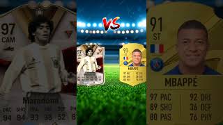 FIFA 22 MARADONA VS FIFA 22 Attackers 😱🔥  Messi Ronaldo Neymar Mbappeyoutube sortyoutube [upl. by Nahoj]