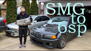 How to Convert a BMW E46 M3 SMG to Manual  How To Replace Getrag 420G Transmission Seals [upl. by Neleb]