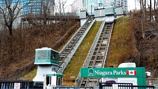 Niagara Falls Incline Railway Funicular Experience [upl. by Esertak]