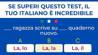 Prova di grammatica italiana  Nomi e articoli [upl. by Halilak]