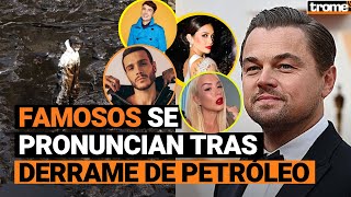 DERRAME DE PETRÓLEO Leonardo DICAPRIO y otros famosos se pronuncian tras desastre en mar peruano [upl. by Aiker11]