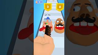 Finger Runner 3D Game  Finger in Nose gaming shortsviral [upl. by Madlen13]