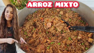 ARROZ MIXTO FÁCIL Y RÁPIDO y sobretodo DELICIOSO 😋 [upl. by Jozef]