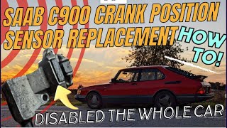 How To Replace the Crankshaft Position Sensor on a 1992 Saab C900 21 na [upl. by Meng]