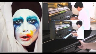 Lady Gaga  Applause Lyrics EPIC Piano Cover [upl. by Brunn686]