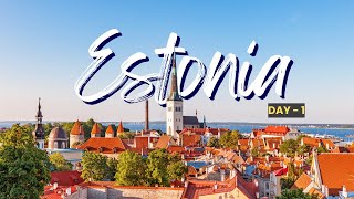 Exploring Estonias Charm Tallinn Old Town Travel Vlog  Estonia Travel Vlog Day 1 [upl. by Noivart]