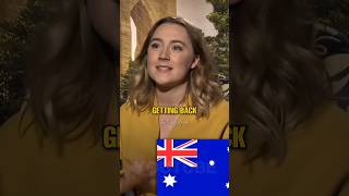 Saoirse Ronan Trying Different Countries Accent 😎😄 shorts [upl. by Japha]