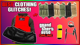 GTA 5 ONLINE BEST CLOTHING GLITCHES AFTER PATCH 167 Black Duffel Bag CEO Vests amp More [upl. by Scutt798]