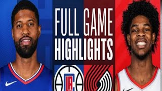 blazers vs clippers full game highlights  oct 30 2024 [upl. by Magas]