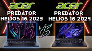 Predator Helios 16 2023 vs Predator Helios 16 2024  Is There A Big Update Or Not Tech compare [upl. by Godwin]