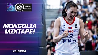 Mongolia 🇲🇳 FIBA 3x3 Asia Cup 2024 Women Mixtape 🔥  3x3 Basketball [upl. by Isabelita]