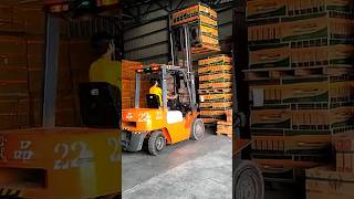 Setting warehouse forklift shorts viralvideo [upl. by Airlia]