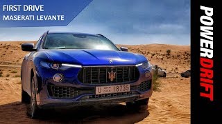 Maserati Levante  First Drive  PowerDrift [upl. by Eeliak60]