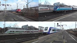 Bahnverkehr in HamburgAltona mit CD Vectron ICE 1ampT Intercity SBahn Br 472474 amp 490 und mehr [upl. by Iona]