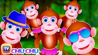 Five Little Monkeys Jumping On The Bed  Part 3  The Smart Monkeys  ChuChu TV Kids Songs [upl. by Roumell305]