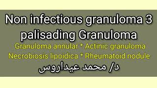 3 Palisading granuloma by Dr Mohamed Aidaros [upl. by Brace]