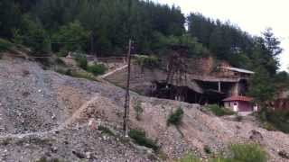 September 9 mine Rhodope Mts Madan Bulgaria [upl. by Znerol]