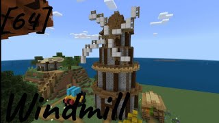 How To Build Stampys Lovelier World 64 Windmill [upl. by Odlavso]