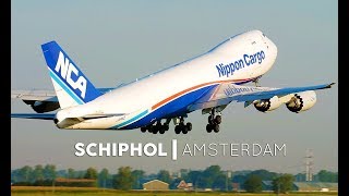 Planespotting Amsterdam Schiphol Airport HEAVY AMS  4K [upl. by Ariella]