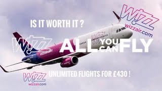 Wizz Air All You Can Fly Pass Is It Worth It 🤔 [upl. by Epotimet]