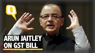 The Quint Finance Minister Arun Jaitley Hopes for GST Roll out in 2017 [upl. by Aihtennek]