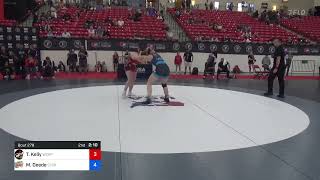 76 Kg Cons 8 1  Tristan Kelly Army WCAP Vs Marlynne Deede Minnesota Storm 81da [upl. by Funch]