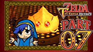 The Legend of Zelda Triforce Heroes  Part 7  Den of Flames amp Fire Temple [upl. by Talbot177]