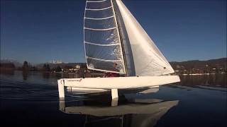 The fastest Sailing Yacht on Earth in 1 knot breeze [upl. by Amalita]