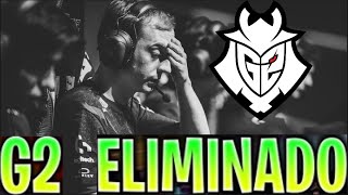 G2 ELIMINADO  MSI2024 REVIEW [upl. by Eryt]