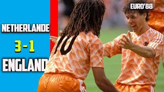 England vs Netherlands 1  3 Euro 88 HD [upl. by Bearnard]