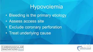 Hypotension in the cath lab algorithmEvan Shlofmitz MD [upl. by Aytida]