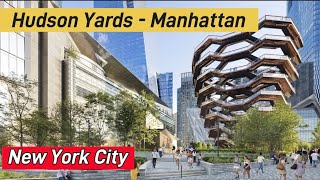 Hudson Yards  Manhattan 🛑 New York City ustravels ustour newyorktour fyp viralvideo usa [upl. by Ahsetan]