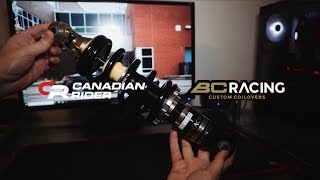 Audi R8 Suspension Upgrade BC Racing Coilover Series amp Unboxing [upl. by Rosenberger]