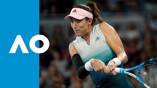 Timea Bacsinszky v Garbiñe Muguruza match highlights 3R  Australian Open 2019 [upl. by Maxama]