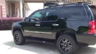 HD VIDEO 2009 CHEVROLET TAHOE LTZ BLACK FOR SALE SEE WWW SUNSETMOTORS COM [upl. by Aime]