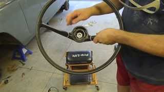 How to Restore a Classic Car Steering Wheel  hard plastic type [upl. by Sugden]