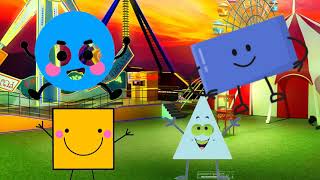 Shapes song for kids shapes rhymes  we are shapes You can find us everywhere  Four basic shapes [upl. by Idolla]