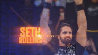 WWE Wrestlemania 33 Triple H vs Seth Rollins Official Match Card [upl. by Sardella]