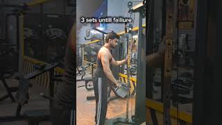 Tricep workout ❤️‍🔥gym shortsfeed shortvideo workout gymmotivation gymlife viralvideo new [upl. by Justino532]