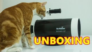 Skymax 127 Unboxing  Skywatcher Maksutov Cassegrain Telescope l Astronomy Space Astrophotography [upl. by Artamas404]