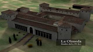 Villa Romana La Olmeda  Reconstrucción Virtual en 3D [upl. by Tohcnarf]