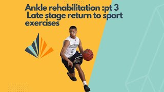 Ankle Sprain rehabilitation Return to sport  Level 3 Proprioception amp Plyometric exercises [upl. by Maloney]