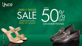 Azaadi Sale  UPTO 50 OFF On Everything  Unze London [upl. by Cordi]