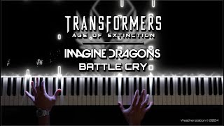 Battle Cry  Imagine Dragons  Transformers IV  Piano Cover SHEET MUSIC MIDI [upl. by Inalej179]