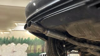 BMW e46 330D 135kw  184hp 635mm straight pipe downpipe Chip  Remap [upl. by Ttelrats]