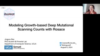 quotModeling Growthbased Deep Mutational Scanning Counts with Rosacequot Jingyou Rao [upl. by Nedarb554]